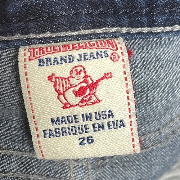 True Religion Brianna Slim Boyfriend Jeans Size 26 - Picture 3 of 5